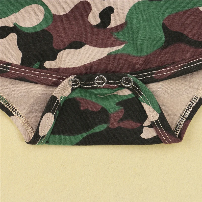 

Newborn Baby Girls Camouflage Romper Dress with Ruffles,Kids Girls Summer Casual Breathable Short Sleeve O-Neck Short Jumpsuit