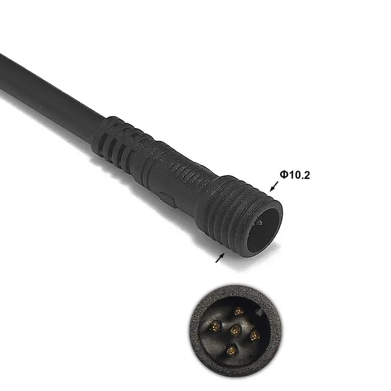 5-контактный водонепроницаемый кабель питания с разъемом 0 2 мм для светодиодных