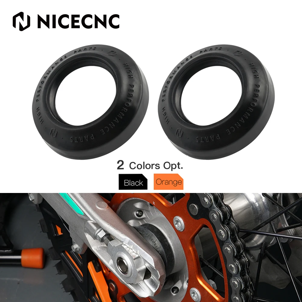 

NICECNC Rear Wheel Spacers Bearing Protector Guard Cap For Husqvarna 125 150 200 250 300 350 400 450 501 TE i FE Husaberg TE TX