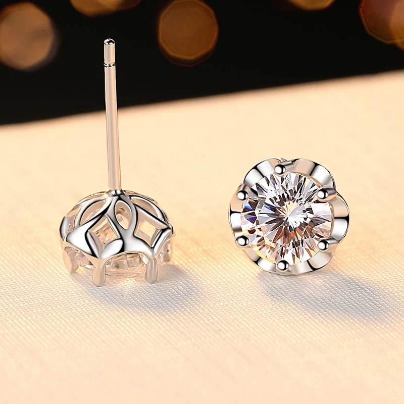 Модные серьги для девочек Блестящий кубический циркон ювелирные изделия