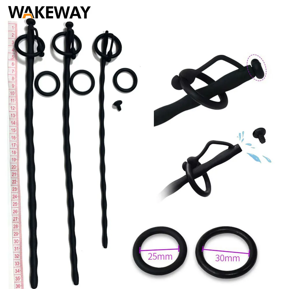 Силиконовый ажурный уретральный катетер WAKEWAY расширитель конского глаза