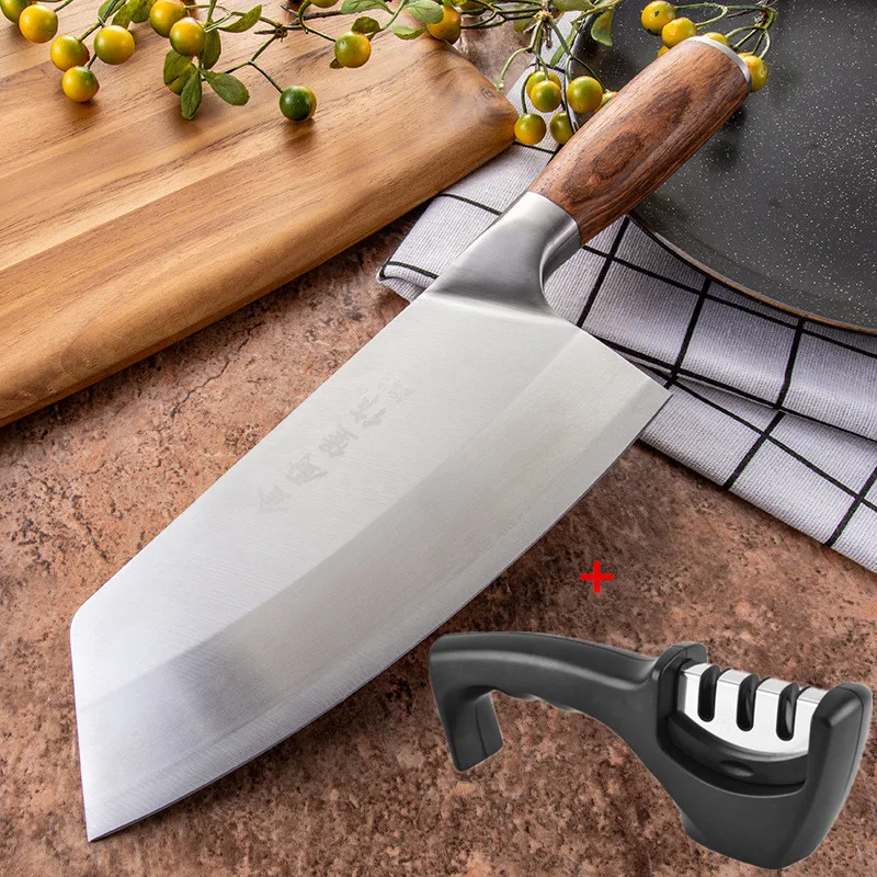 Поварской нож 4Cr13 7 дюймов китайские кухонные ножи для мяса рыбы овощей слайсер