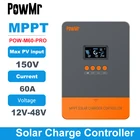 Контроллер заряда PowMr MPPT 60A для солнечной батареи, 12 В, 24 В, 36 В, 48 В с подсветкой, максимальный вход PV, В постоянного тока, поддержка литиевой батареи