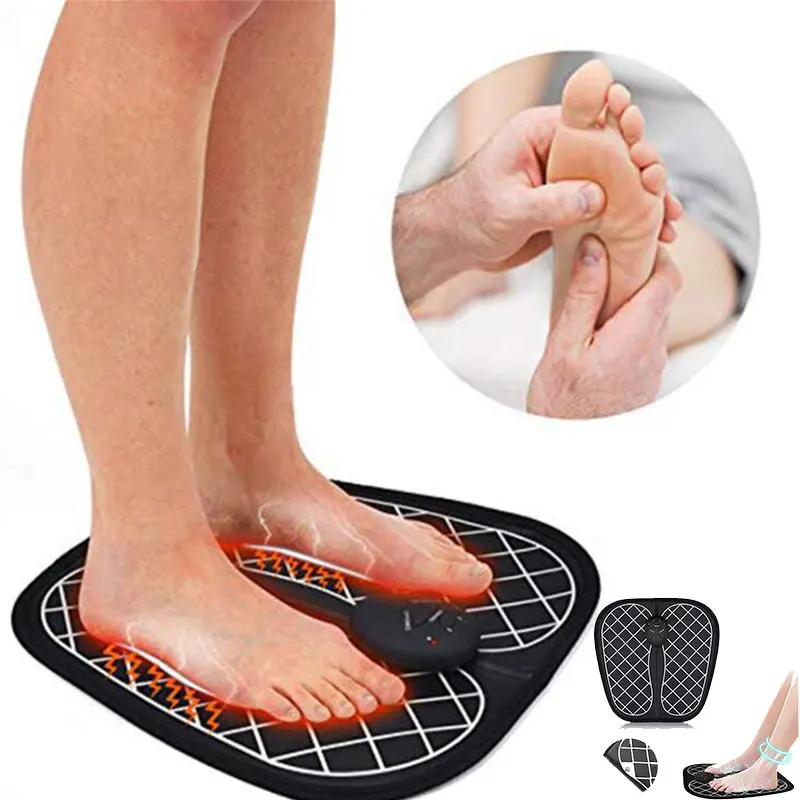 

Массаж ног Подушка ножки коврика Электрический массажный коврик EMS машина Массажер вакуумный насос для ослабления мускулы аппарат для цирк...