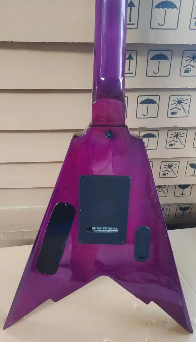 Высококачественная электрогитара корпус в виде Золотой четырехугольной звезды