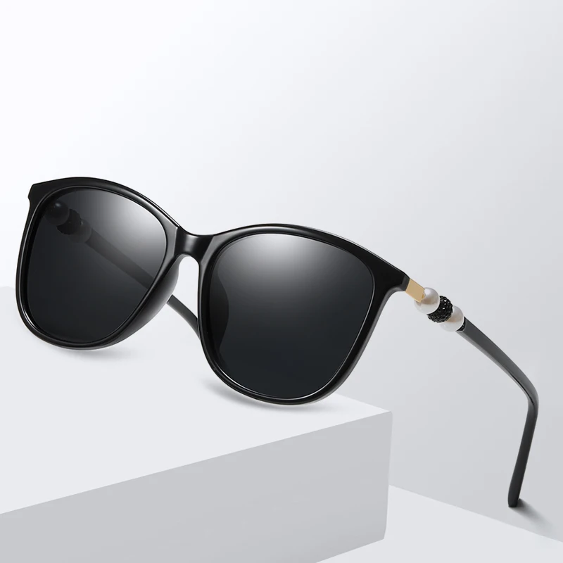 Женские поляризованные солнцезащитные очки бренда класса Люкс дизайн Дамская