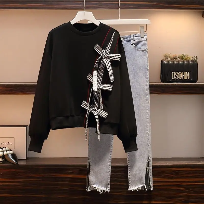 

Large size women's new spring and autumn fat mm minus sweater women's coat