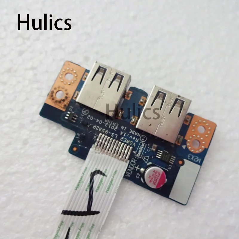 Hulics оригинальный usb доска для ACER Aspire E1 522 530 532 572G 570G 510 NV570 NE510 NE570 NE572 NV510 LS