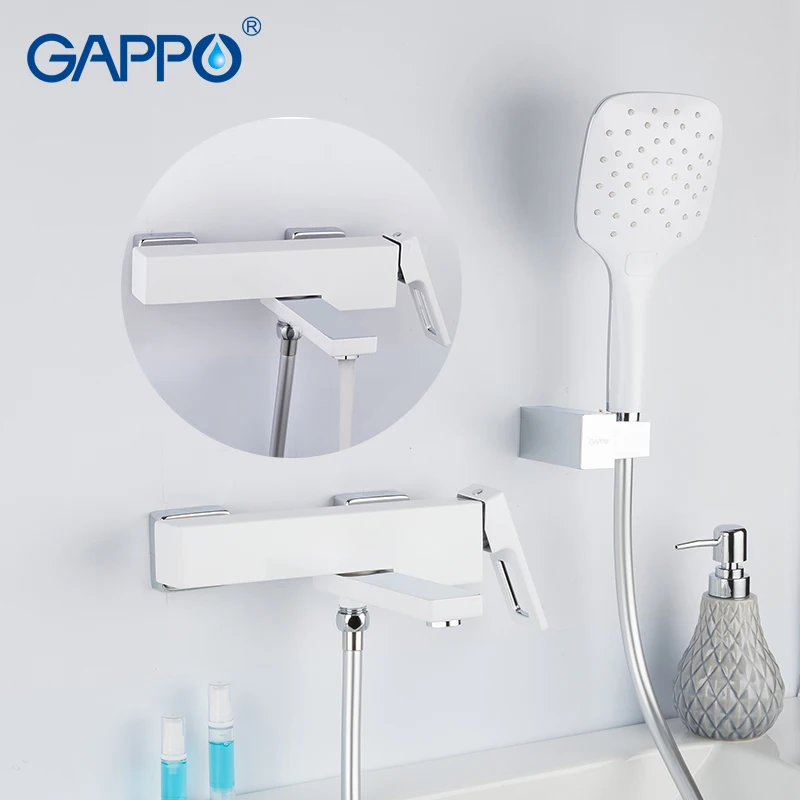 gappo bath rain shower faucet bathtub faucet tap wall bathroom shower tap bath sink faucet water mixer sink tap shower system free global shipping