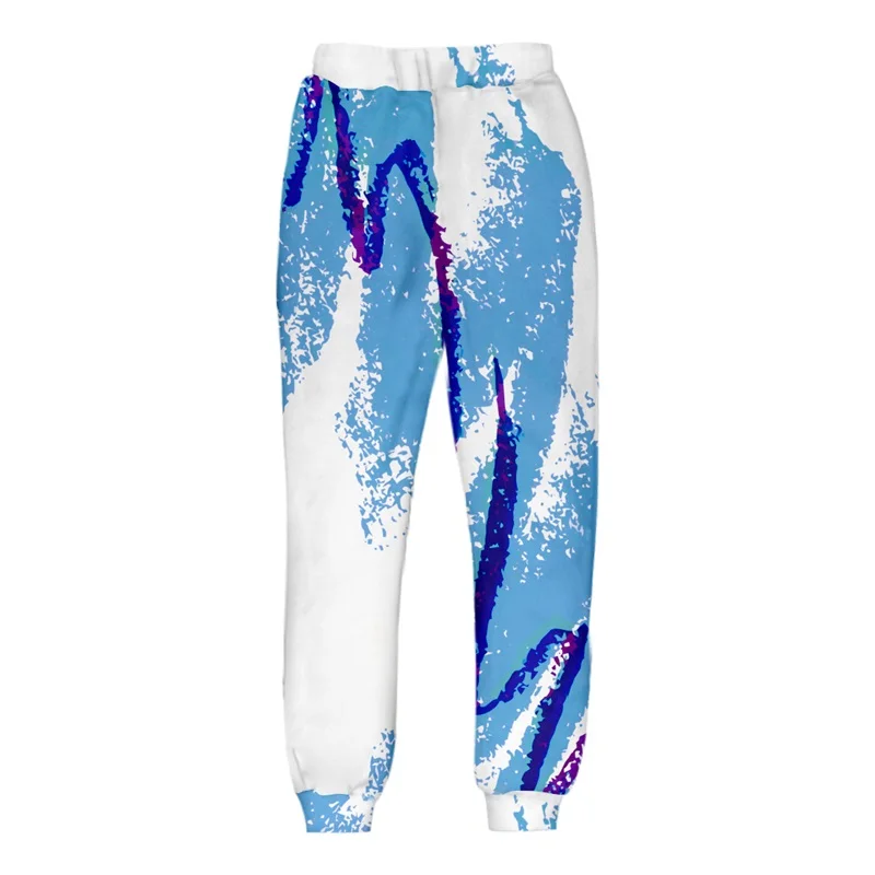 Штаны для бега унисекс с 3D принтом повседневные штаны в стиле хип-хоп уличная