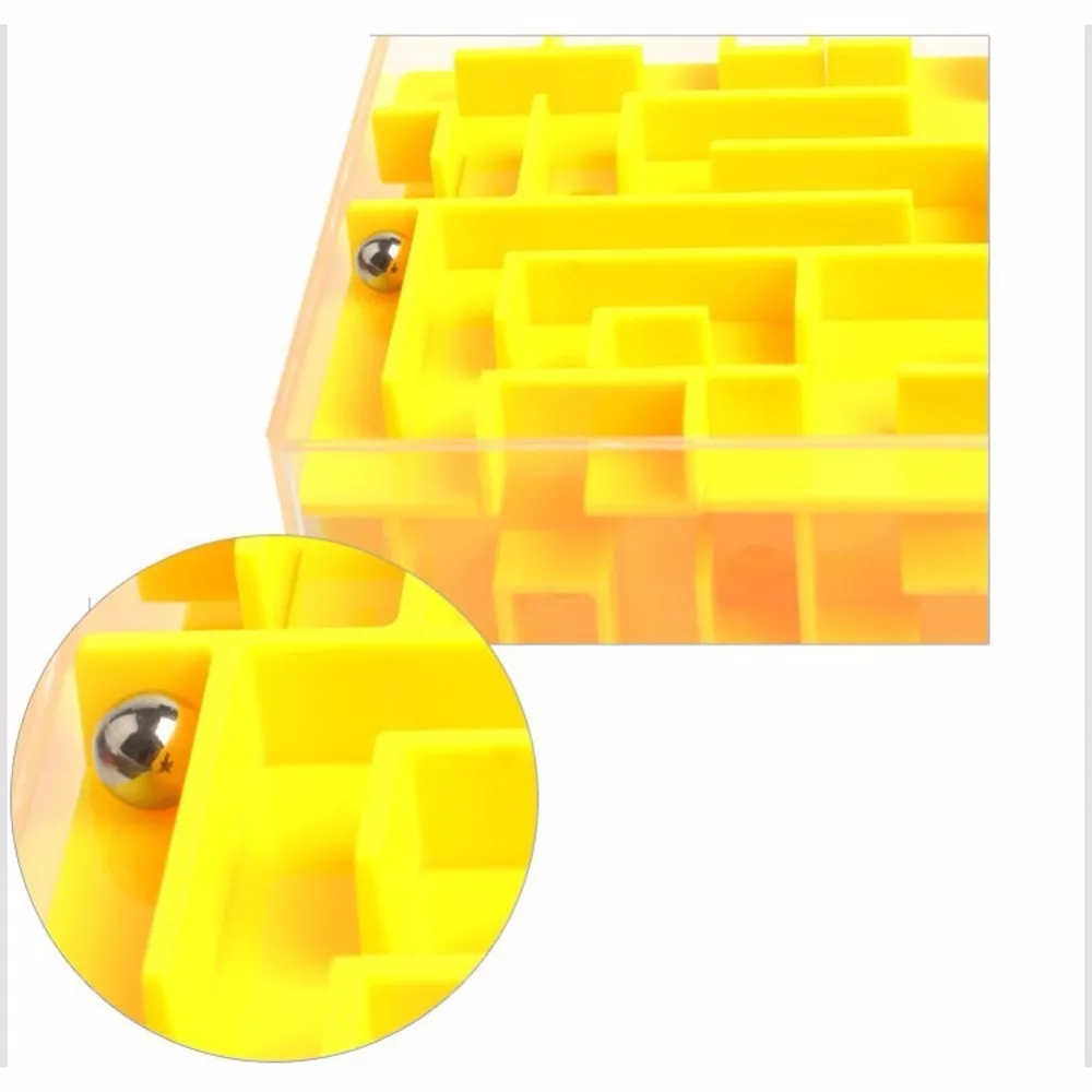 Забавный 3D волшебный лабиринт интеллектуальный пазл мяч игра для высвобождения