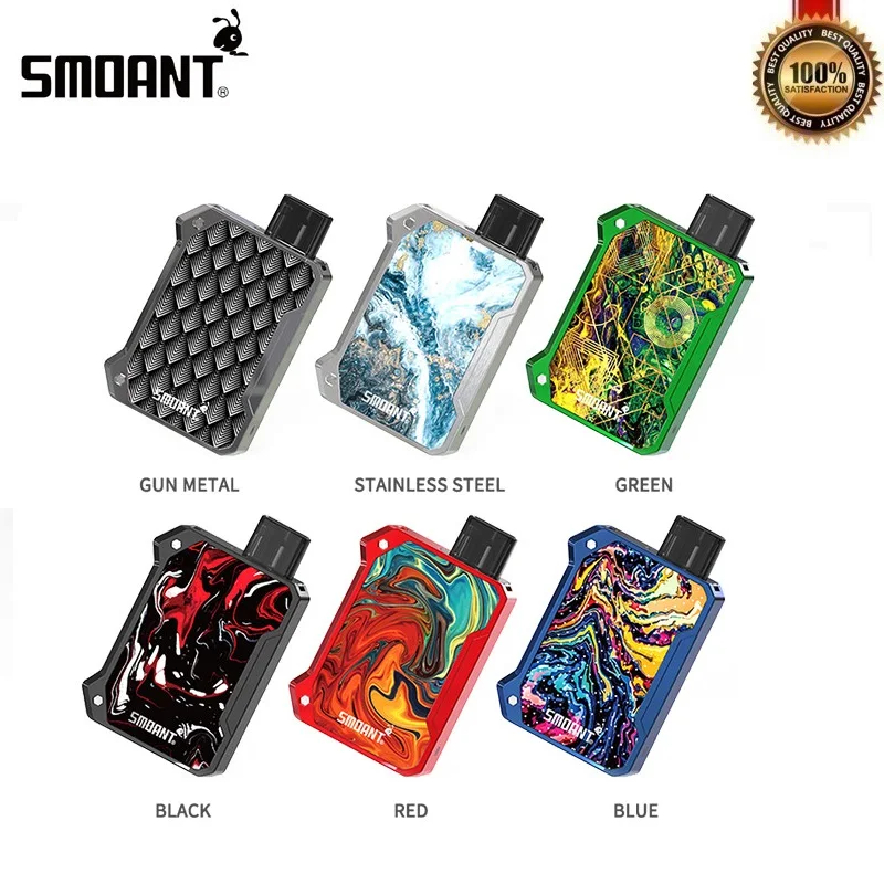 Оригинальный Smoant Battlestar детский Vape Pod Комплект 750 мАч 15 Вт 2 мл с 0.6ohm сеткой 1.2ohm Ni80