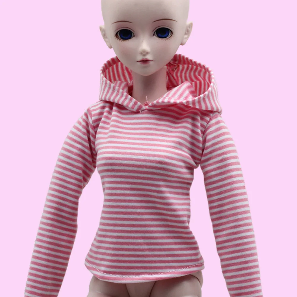 Doll shirt BJD accessories blazer clothes for girl doll fits 60cm 1/3 BJD doll fashion sling pleated skirt student wear gift toys - Цвет: Doll shirt