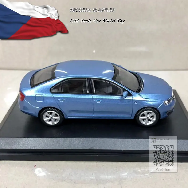 ABREX 1/43 реальные игрушки SKODA RAPLD литая металлическая модель автомобиля игрушка для