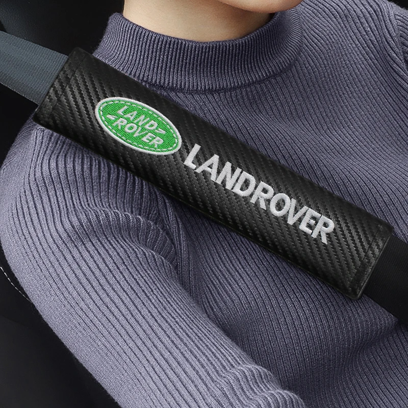 

2pcs Car Styling Seat Belt Cover Auto Case For Land Rover Range Rover Velar Sport Discovery 2 3 4 Accessories Car-Styling