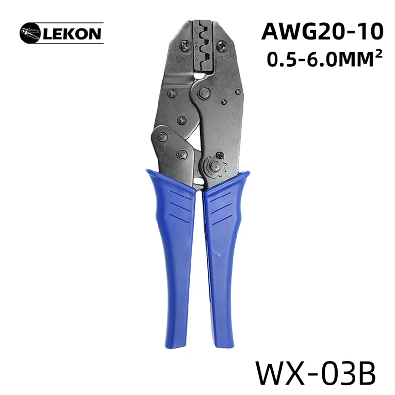 

Wire Crimping Plier WX-03B Terminals Crimper Tools 0.5-6MM AWG20-10 Hand Tools Electrical Clamp Multifunctional Tools
