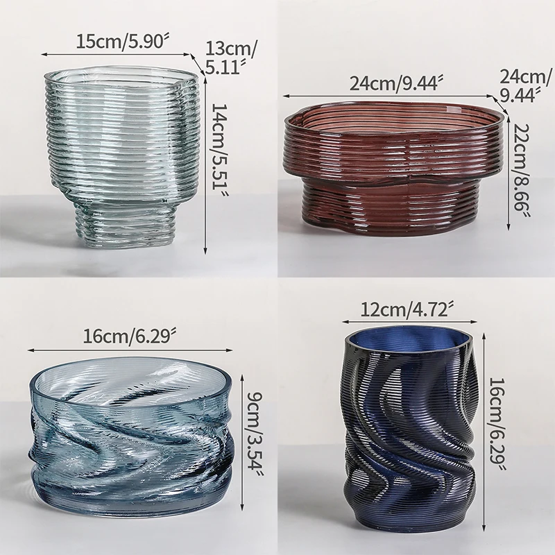 

Home Decoration Flower Vase Hydroponics Flower Arrangement Creative Household Supplies Fruit Plate Storage Container Furnishings