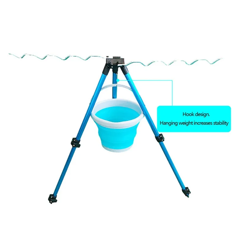 

Hot Anti-Rust Aluminum Tripod Portable Telescopic Fishing Bracket Tripod Night Fishing Light Bracket Fishing Rod Bracket