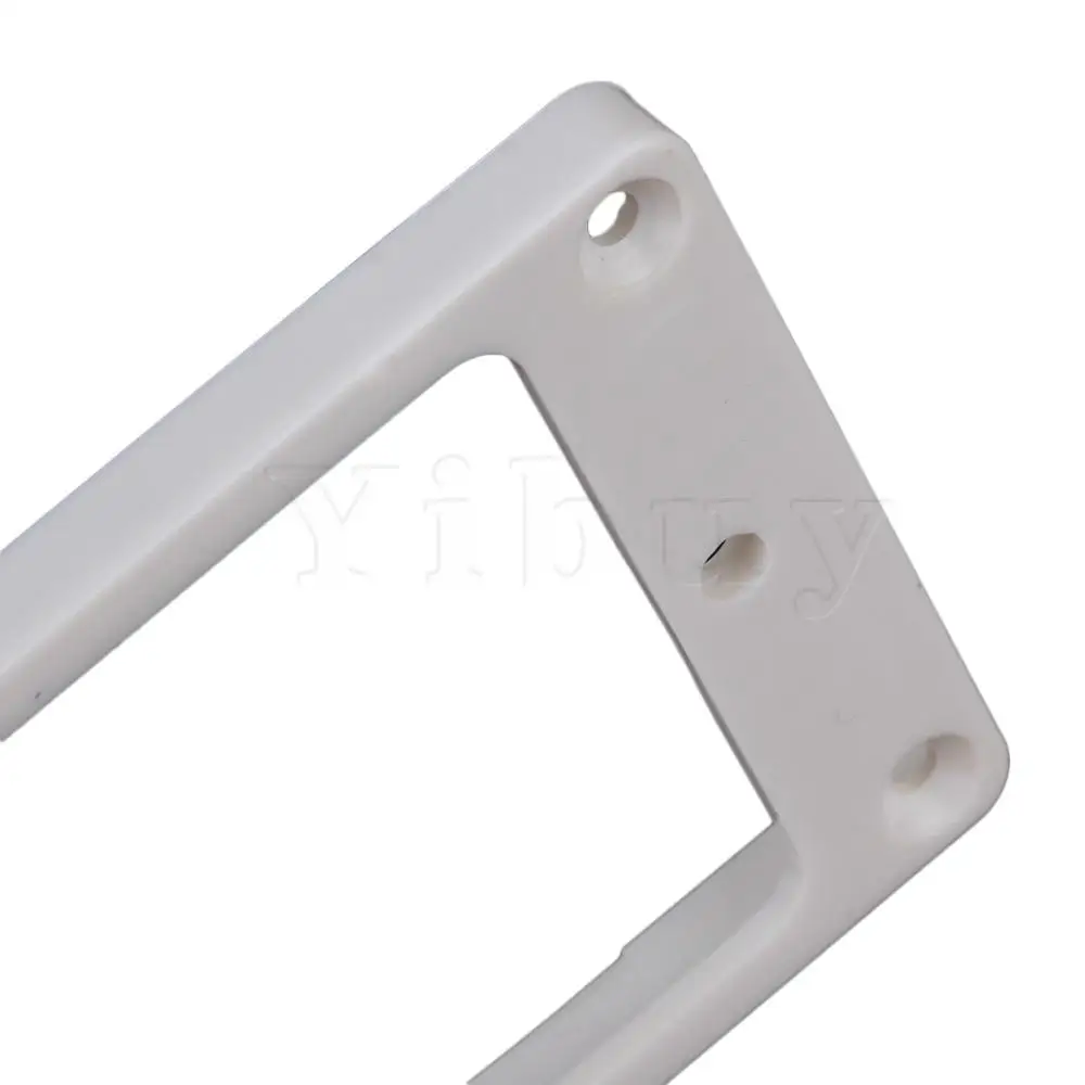 Yibuy 2 шт. 90x45 мм белая плоская Нижняя рамка для электрогитары|humbucker pickup|pickup mounting