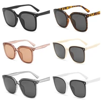 fashion retro sunglasses rice nails sun glasses square eyeglasses goggles anti uv spectacles oversize frame eyewear a
