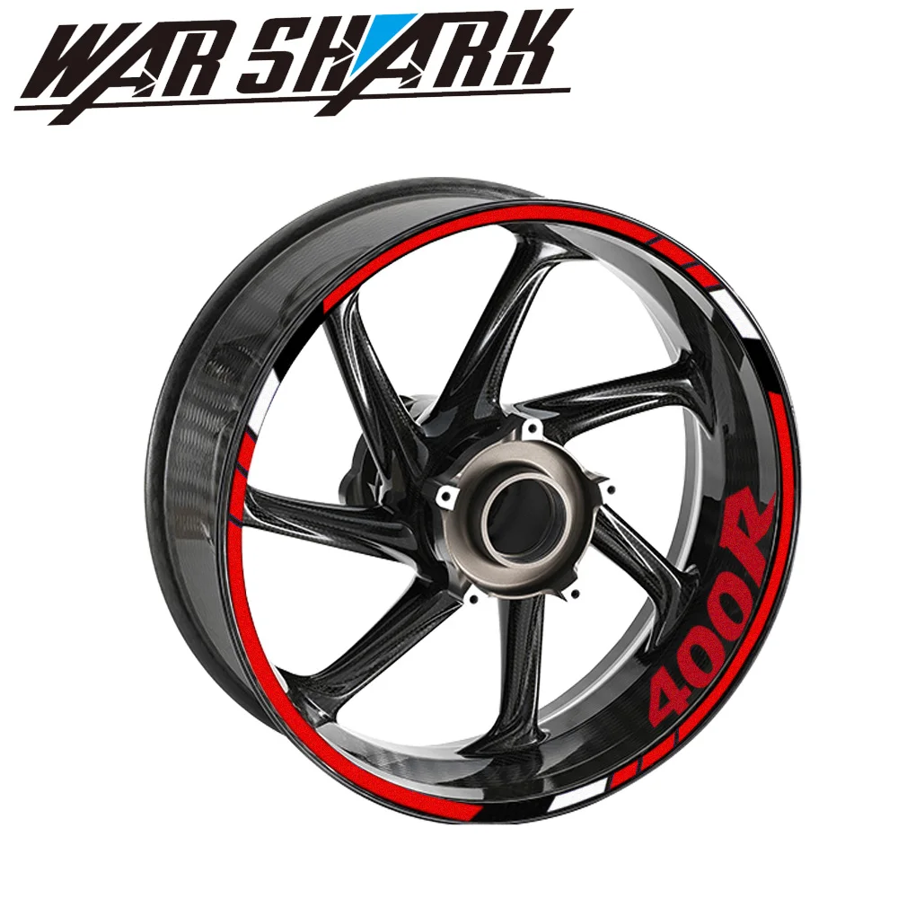 

2022 Ninja400R Wheel Stickers NEW Style Motorcycle Reflective MotorBike Waterproof Rim Decals Cover Fit For Kawasaki Ninja 400R