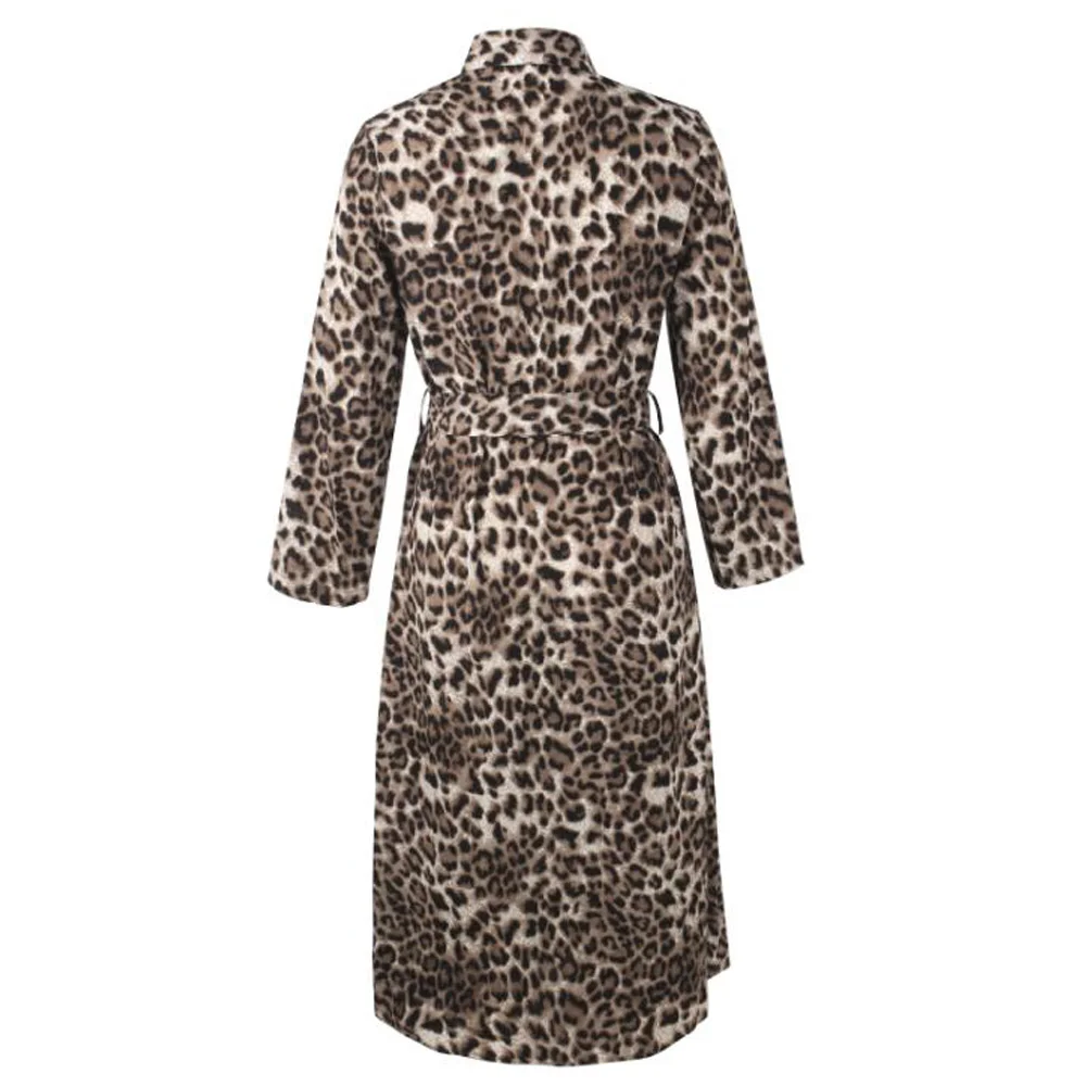 Женское осеннее платье рубашка с длинным рукавом однобортное свободное