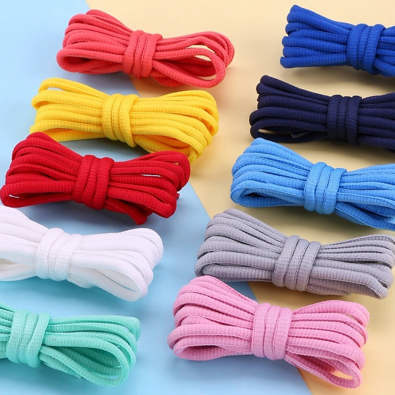 

Shoelaces For Sneakers Oval Candy Color Classic Solid Shoelace Flat Sneakers Running Shoes Sneakers For Men Women Laces String