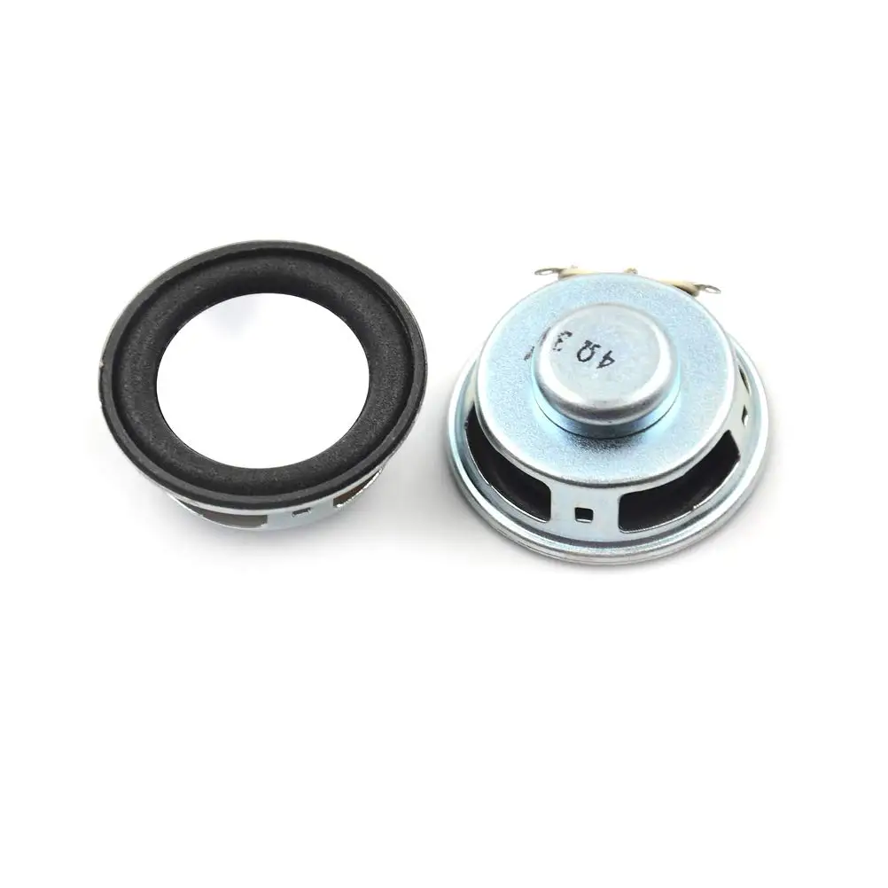 2pcs/lot Speakers Horn 3W 4 Ohm Diameter 4CM Mini Amplifier Rubber Gasket Loudspeaker 40MM 3W 4R Power Amplifier Sound Speaker