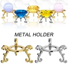 Металлическая позолоченная подставка для мяча, 1 шт., держатель, стойка, подставка для футбола, волейбола, баскетбола, футбола, украшение для дома