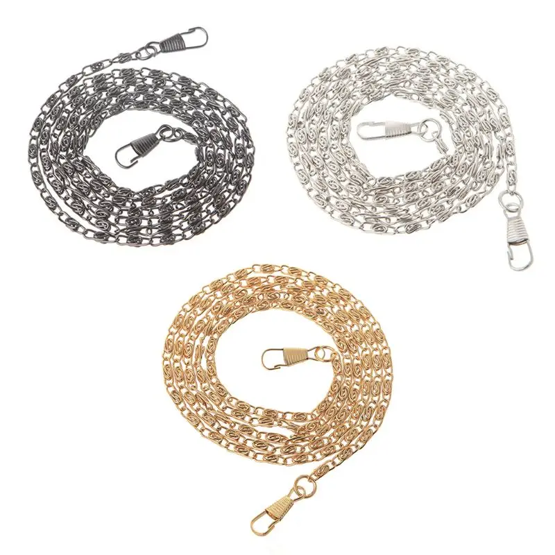 

THINKTHENDO Replacement New Metal Purse Chain Strap Handle Bag Accessories Shoulder Crossbody Bag Handbag