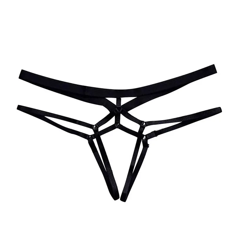

Women Thong Underwear Exotic Culotte Cotton Sexy Open Crotch G String 1PCS