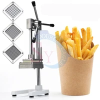 vertical manual french fries cutting machine potato vegetable cutter commercial kitchen hand potato strip chipper 71410mm