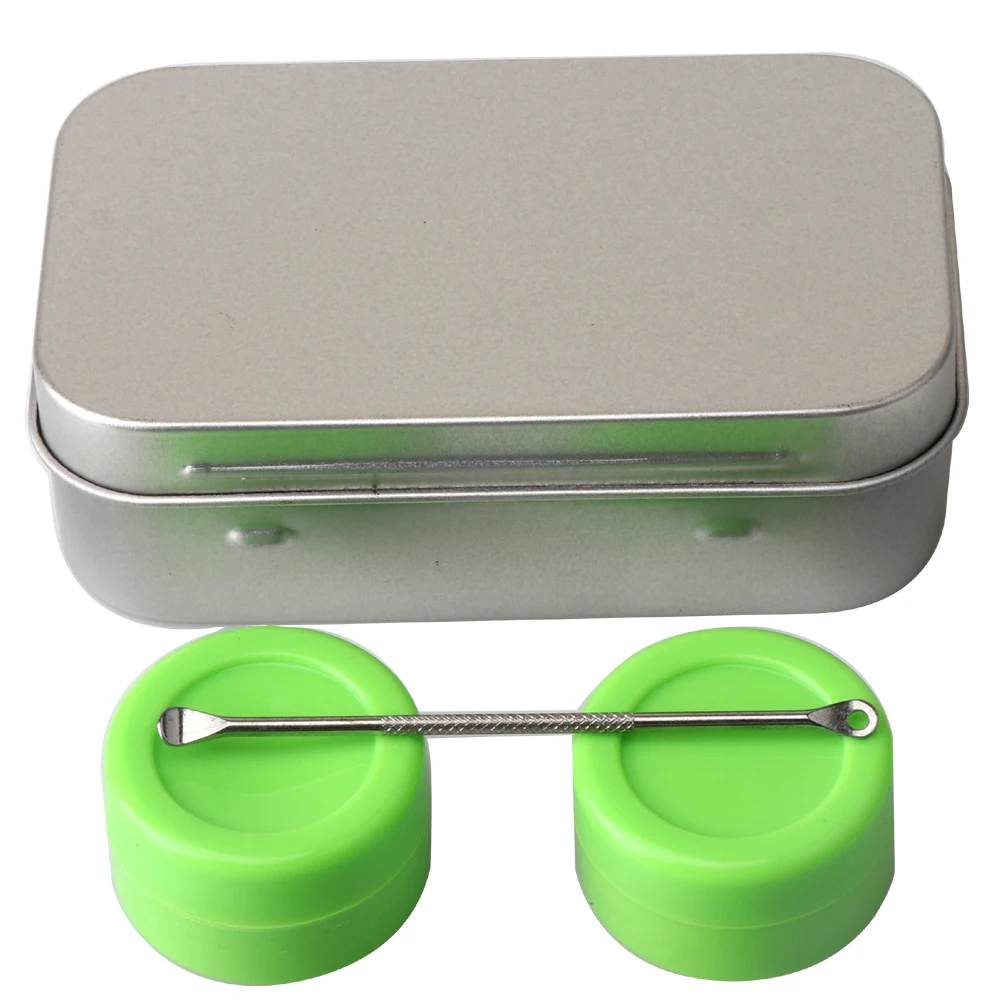 5 мл портативный силиконовый для воска масла набор олова с инструмент сбора мини