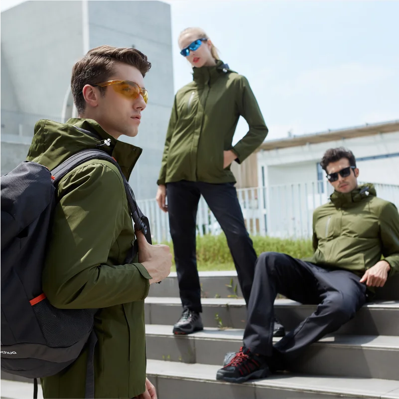 Мужская шерстяная куртка YOUTEE толстая Водонепроницаемая дышащая ветрозащитная с