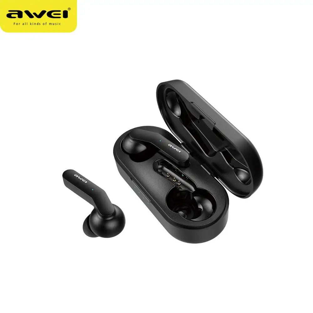 Awei новые TWS беспроводные наушники Bluetooth V5.0 стерео HiFi с сенсорным управлением CVC IPX4