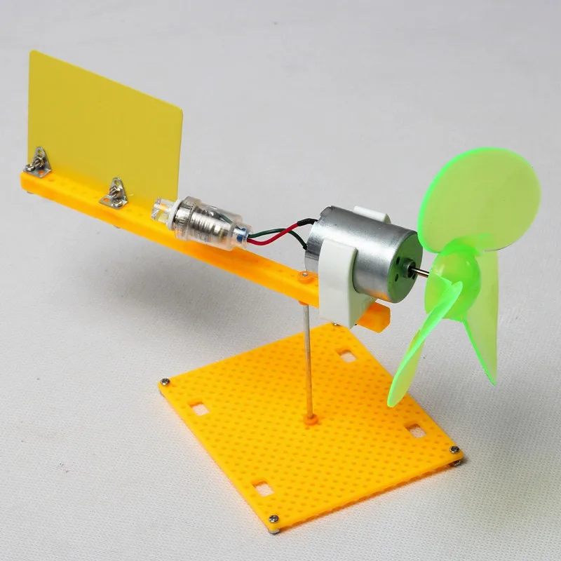 Миниатюрная модель ветряной турбины наборы сделай сам микро-генератор двигатель