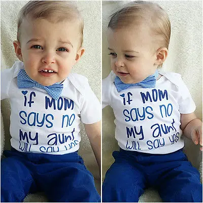 Комбинезон для новорожденных из 2019 хлопка с коротким рукавом и надписью|Ромперы|