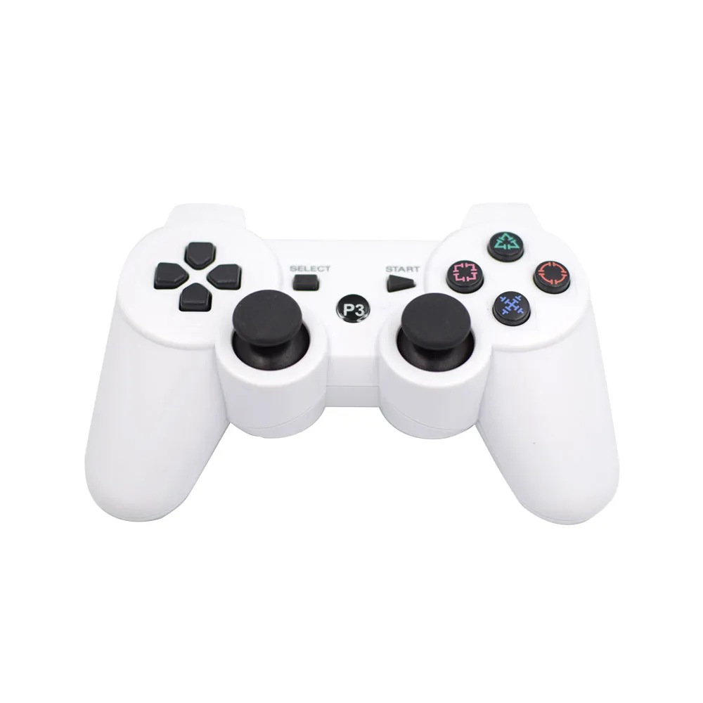 WHITE Беспроводной геймпад для PS3 контроллер Bluetooth консоль для sony PS3 геймпад для Playstation 3 контроллер для Dualshock 3 джойстик - Цвет: WHITE