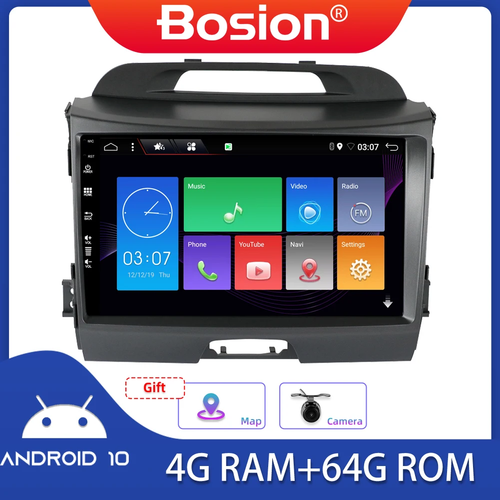 

PX6 4GB+64GB Android 10 DSP Car Radio Multimedia Video Player Navigation GPS 1/2 din For KIA Sportage 3 2010 2011-2016 no dvd