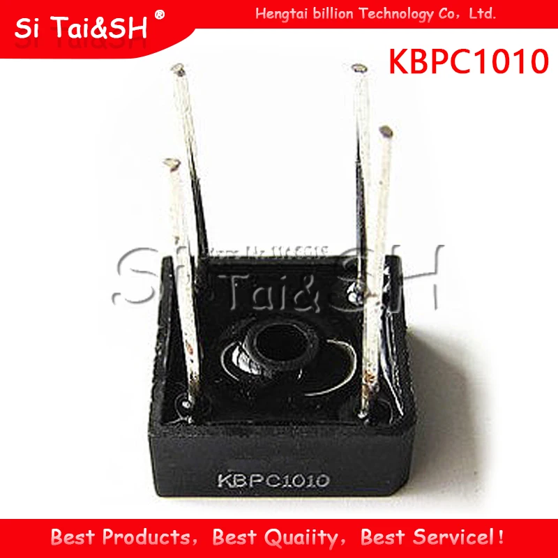 5 шт./лот KBPC1010 10A 1000V диодный мост выпрямитель kbpc1010 | Электронные компоненты и
