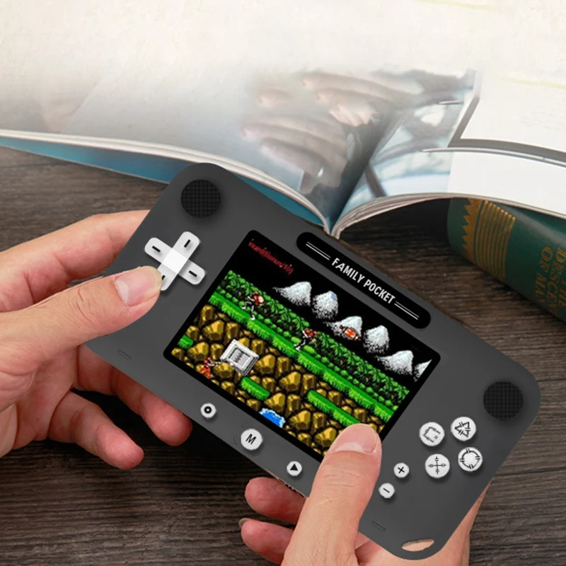 Q11 4 дюйма ручка в стиле ретро игровой консоли FC джойстик с двумя джойстиками