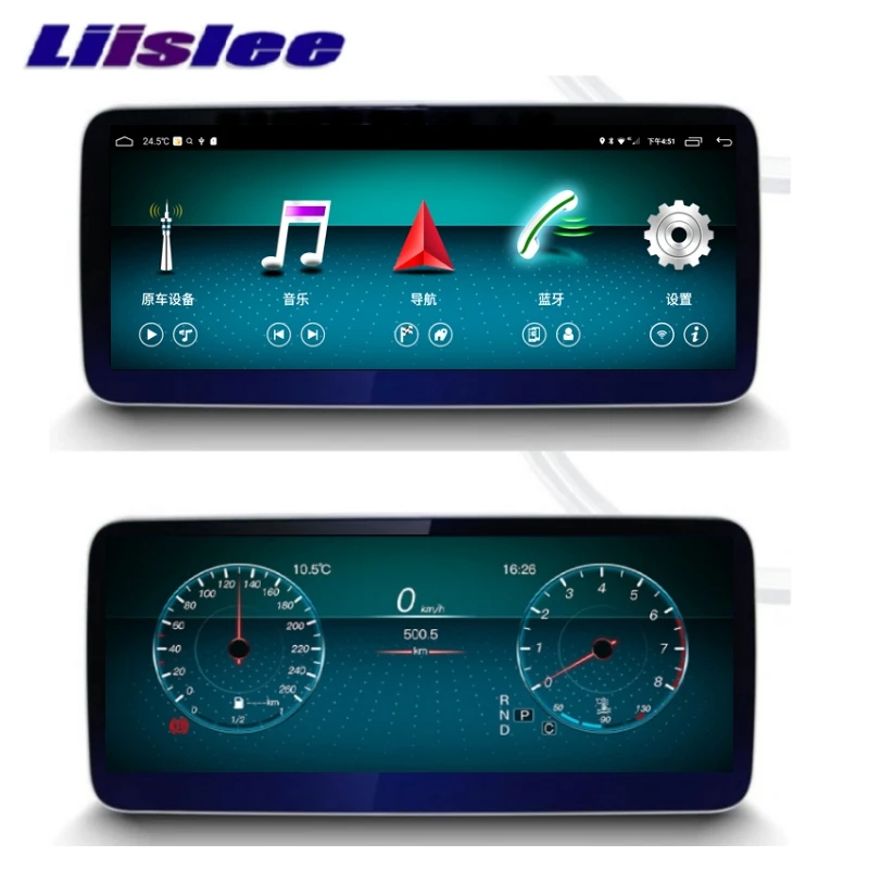 Автомобильный мультимедийный плеер Liislee NAVI для Mercedes Benz MB A Class W176 A180 2013 ~ 2018 NTG CarPlay