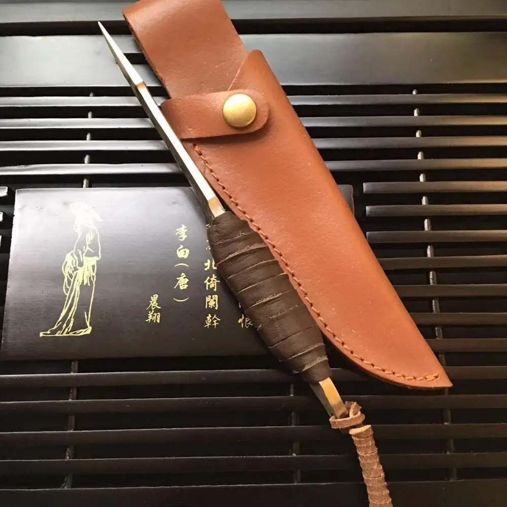 Открытый охотничий нож с фиксированным лезвием высокой твердости 60 HRC ножи для