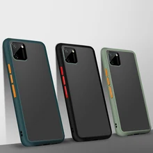 Matte Hard Case For Realme C21 C11 C17 C12 C15 V5 Q2 Soft TPU Frame Protective Cover Phone Bumper For OPPO Realme C21 Funda