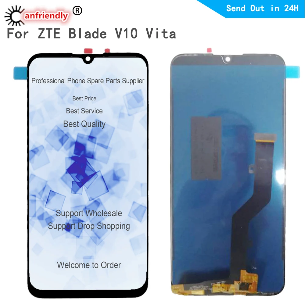 ЖК дисплей и тачскрин для ZTE Blade V10 Vita V10vita сменный дигитайзер в сборе Vita|Экраны