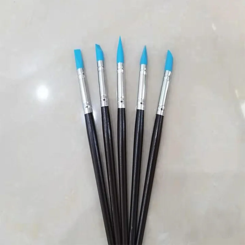 5 шт. Набор для лепки из глины сглаживающий восковой резьбы керамические