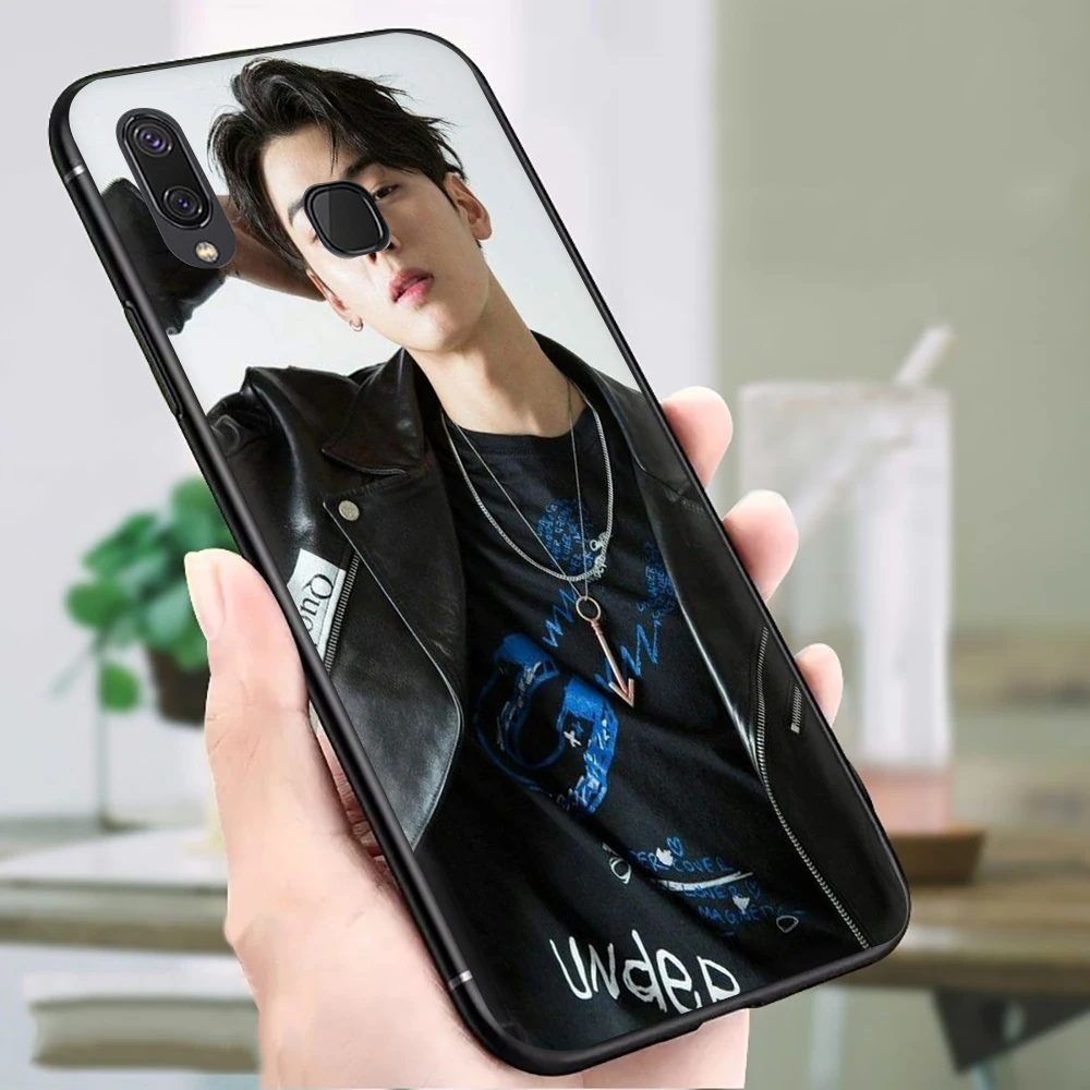 Мягкий силиконовый чехол cha eunwoo в Корейском стиле для телефона Samsung Galaxy A3 A5 A6 plus A7 A8