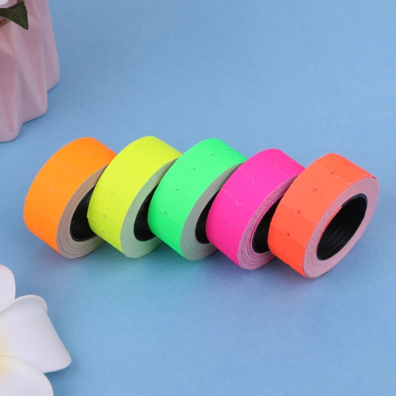 

500pcs/roll Colorful Price Label Paper Tag Mark Sticker For MX-5500 Labeller Gun R9JA