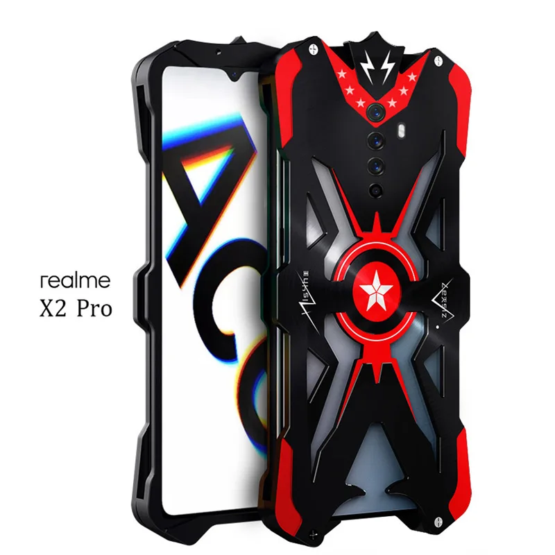 Для realme X2 Pro оригинальный ударопрочный сверхпрочный армированный металлический