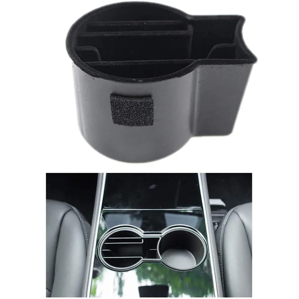 Центральный контейнер держатель чашки для Tesla модель 3 консоль центральный ящик